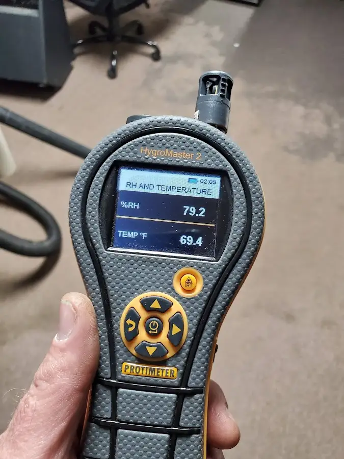 Moisture meter humidity assessment for Fire & Smoke Damage Restoration in Creswell